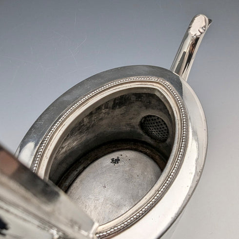 約 1890 年英國古董鍍銀茶壺 James Dixon